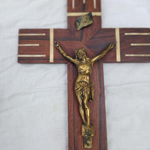Mahogany Crucifix from France