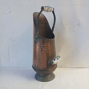 Vintage Copper & Brass Scuttle