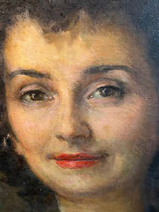 Gorgeous French Oil Canvas ~ French Madame