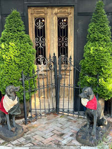 Sale: French Wrought Iron Gates ~ Black Acorn Finals