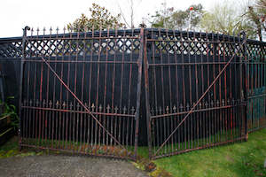 Sale: Large French 19th Century Wrought Iron Entrance Gates