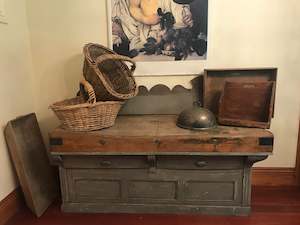 Sale: Beautiful 19th Century French Chateau Kitchen Butchers Block