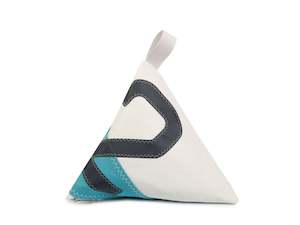 727 Sailbags | 'Berlingo' No.2 Door Stopper | Recycled Sail | White, L&hellip;