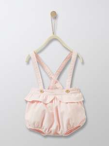 Cyrillus Paris | Girl Frill Bloomers | 100% Cotton | Rose | 6M, 12M, 18M