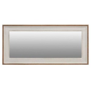 French Mirror in Pumice White, Large - Saigon – Low-cost Delivery, Nationwide