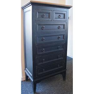 Products: French Tallboy Chest in Black - Saigon – Low-cost Delivery, Nationwide