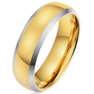 Bridal And Wedding: Gold and Silver Ring "Finley"