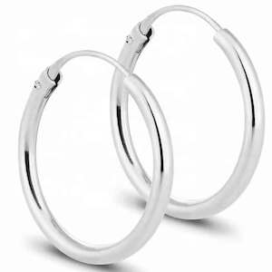Huggies And Hoops: 925 Sterling Silver Fine Sleepers "Danna" (1.5mm)