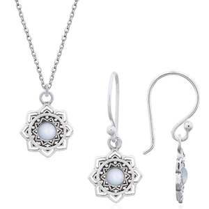 925 Sterling Silver Jewellery Set "Denelle"
