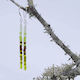 925 Sterling Silver 70mm Drop Earrings "Dresden" (Wasabi)