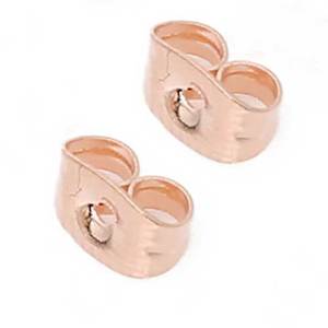 Rose Gold Only: One pair of Rose-Gold Butterfly Earring Backs (5mm)