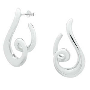 Sale: 925 Sterling Silver Swirl Earrings "Lizzy"