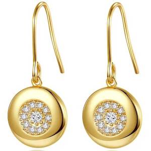 18K Gold Dangle Earrings "Lyla"