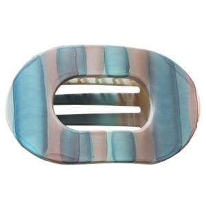All: Flat Hair Clip "Mel" (Abstract Blue)
