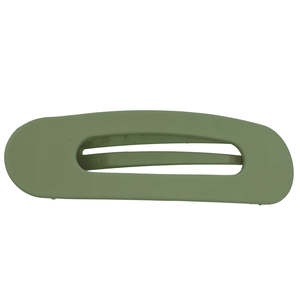 Flat Hair Clip "Dohara" (Green)