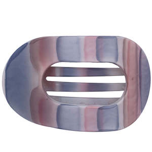 Flat Hair Clip "Mel" (Abstract Pink)
