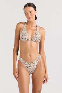 Poolside Paradiso: PRE ORDER OCTOBER - STELLA HIGH CUT CHEEKY BOTTOM - COCONUT