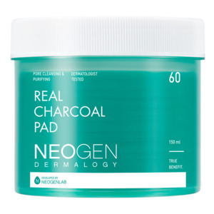 Neogen: [NeoGen] DERMALOGY REAL CHARCOAL PAD 150ML (60 PADS)
