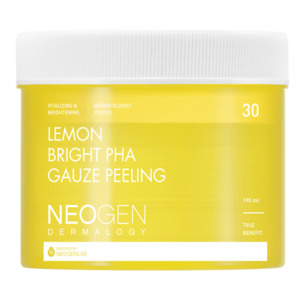 Neogen: [NeoGen] DERMALOGY LEMON BRIGHT PHA GAUZE PEELING 190ML (30 PADS)