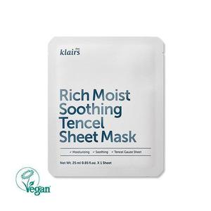 Dear Klairs: [Dear Klairs] Rich Moist Soothing Tencel Sheet Mask 25ml x 10ea