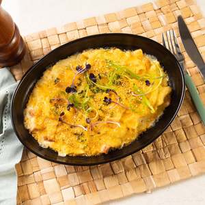 Your Fresh Chef Meal Stress Solution: Truffle Mac n Cheese n Ham