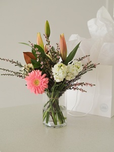 Vintage Jar Posie - Fresh Flowers Kaitaia