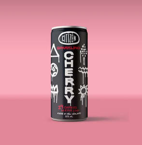 Case of Citizen Sparkling Cherry (24 x 250ml) - With Free Shipping