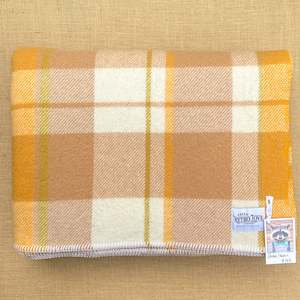 The Poppa Collection: Soft & Fluffy Browns DOUBLE/QUEEN Wool Blanket