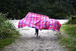 New Wool Collection: PINK MISFIT! (New Wool) SINGLE NZ Wool Blanket