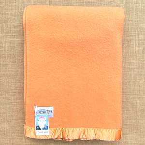 Clearance Items: Super Thick & Cosy Apricot SINGLE New Zealand Wool Blanket