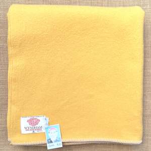 Clearance Items: Sunshine Light Gold DOUBLE New Zealand Wool Blanket