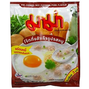 Thailand: Mama Precooked Rice Porridge beef