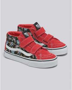 Preschool Footwear Size 11 3: Vans Sk8 Mid Reissue V DJ Rocket Jam PS VNA38HHBOQ.RED