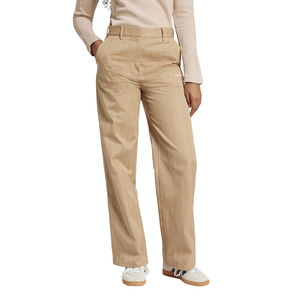 Apparel: Adidas Pinstripe Pants Warm Sandstone W JJ3484