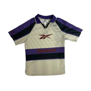 Apparel: Reebok Retro Jersey White/Black/Purple DWMJ241