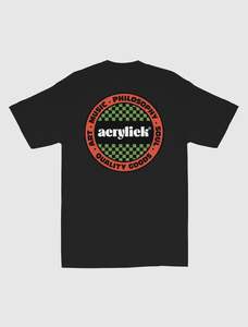 T Shirts: Acrylick Boogie Tee Black