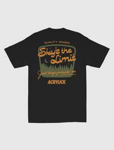 Acrylick Skys the Limit Tee Black