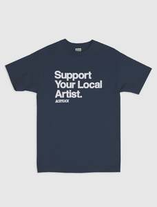 Acrylick Support Locals Tee Navy