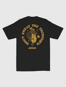 T Shirts: Acrylick Technique Tee Black