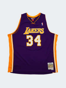 T Shirts: Mitchell&Ness Swingman Jersey Lakers Shaq 99-00 MNLL18447