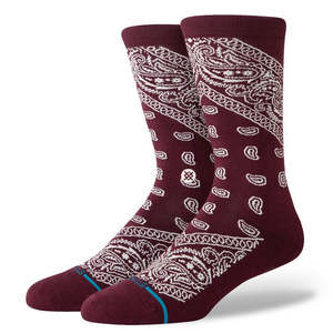 Stance Socks Collection: Stance Crew Barrio Wine A545C24BAR