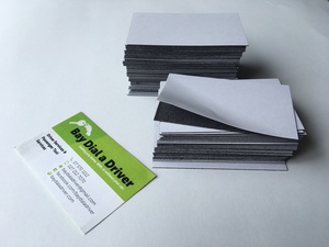 Self Applied Magnets for Business Cards