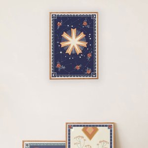 Products: Art Print - Seven Pointed Star - Laura Shallcrass