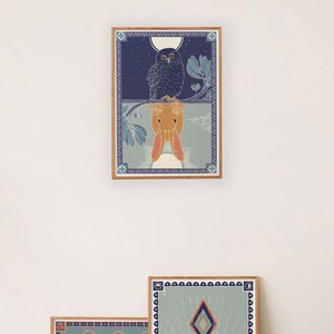 Products: Art Print - Hare & Ruru - Laura Shallcrass