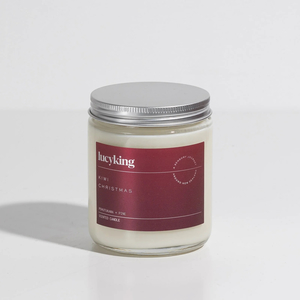 Products: Lucy King Kiwi Christmas Candle Medium