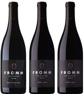 Fromm Packages: The Curation Pinot Noir 2020-2022 3 pack