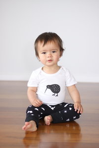 Products: Black & White Kiwi Bodysuit & Pants Set