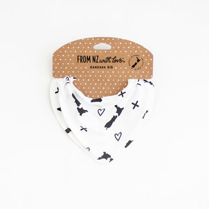 Products: Black & White Dribble Baby Bib