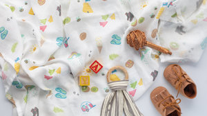 Products: Colourful Sunshine Muslin Wrap