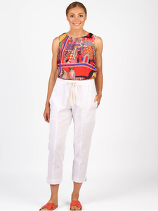 Knewe – Checker Pant K7076 – Ecru/White